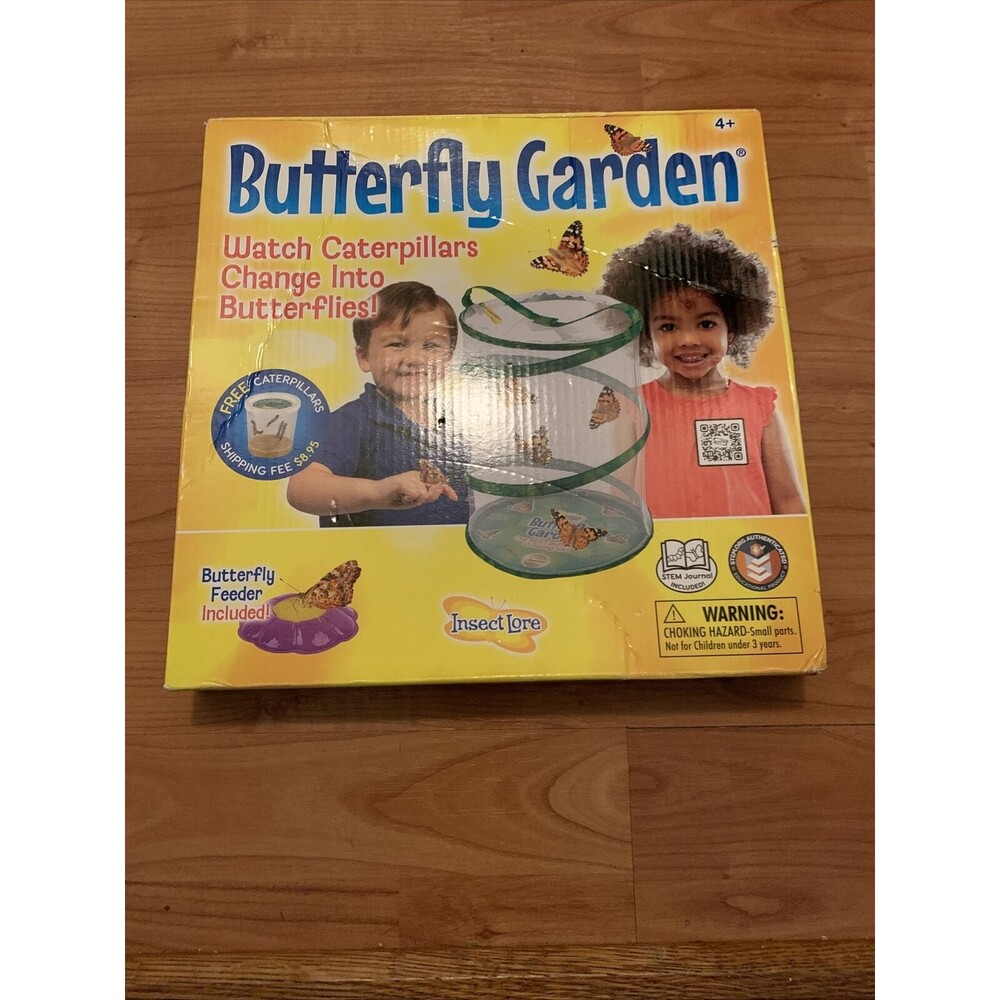 Butterfly Kids Growing Kit w Voucher for Caterpillars Later